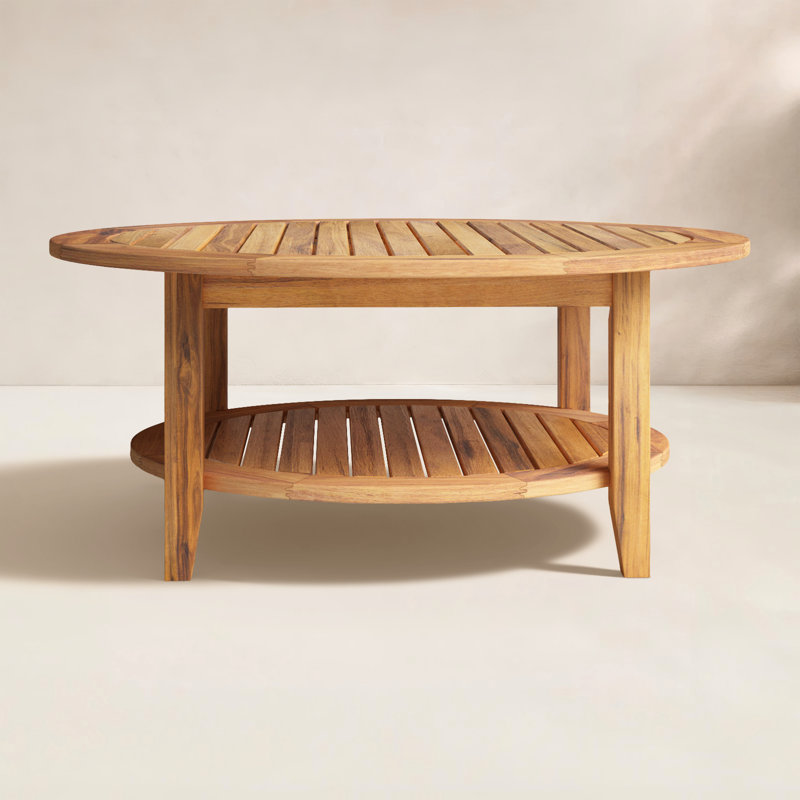 Alcott Hill® Summerton Teak Solid Wood Coffee Table & Reviews